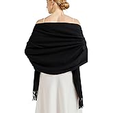 Ciormis Pashmina Scarf for Women, Soft Pashminas Shawls and Wraps for Evening Dresses, Wedding Bride Bridesmaid Shawls Scarf