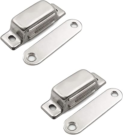 BNXTF Iman Puerta, botón Lateral de Acero Inoxidable, imanes de Puerta