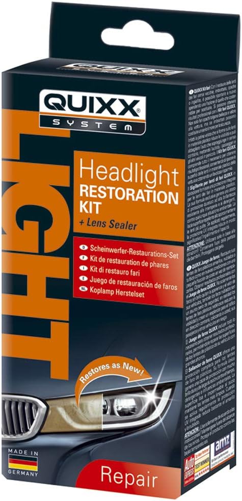 Quixx Headlight Restoration Kit Black, Yellow, Set - Image 3