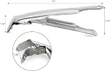 New Star Foodservice 50479 8-inch Stainless Steel Pizza Tray Pan Gripper Holder view 2