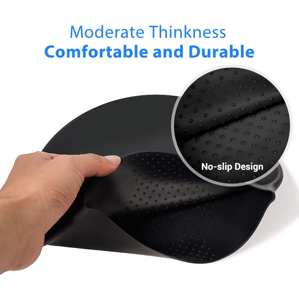 Yostyle Swim Cap, 2Pack Silicone Swimming Caps for Long Hair - 3D Ergonomic Design Swimming Hat for Women Kids Men Adults Boys Girls, Comfortable and Durable with Nose Clip & Ear Plugs - Black & Blue