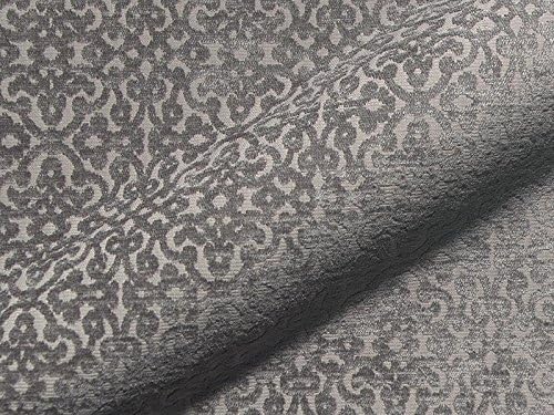 Möbelstoff CHIC Muster Ornamente Farbe grau als robuster Bezugsstoff