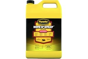 Tack Shack of Ocala Pyranha Fly Spray, Fly Spray, Fly Spray for Horses, Pyranha Zero-Bite, Pyranha Wipe and Spray, Pyranha Nulli-Fly (Pyranha Wipe & Spray Oil Base, Gallon)