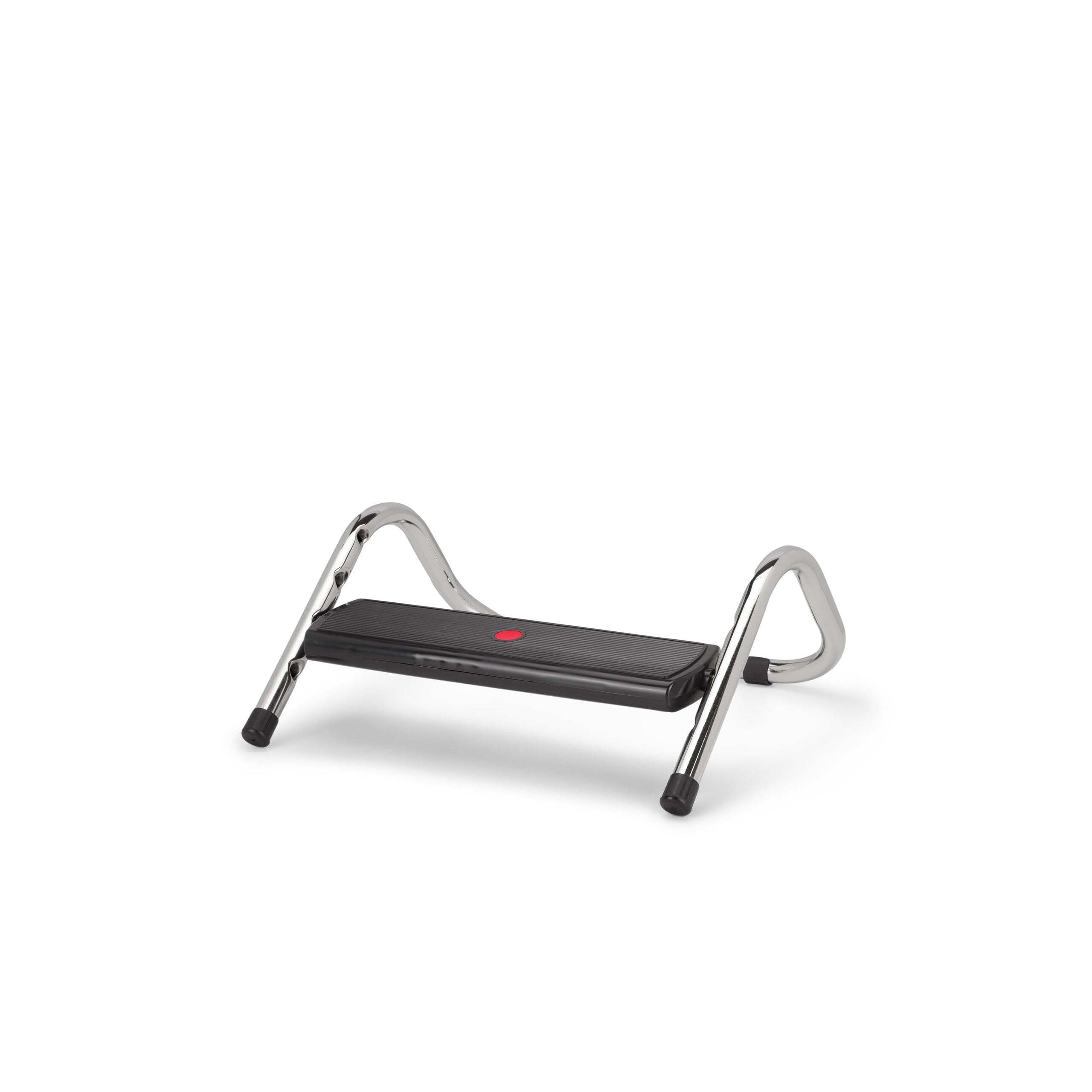 hjh OFFICE Footrest PODI IV with Rocker Function Height-Adjustable Ergonomic Non-Slip Black
