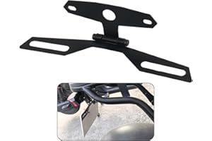 YGDMD Motorcycle License Plate Bracket,Adjustable Butterfly Motorcycle License Plates Holder for Licenses Plate Tail Light Fixing,Universal Motorcycles Accessories Motorcycles Plates Mount