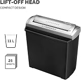 Fellowes Shredder FS-5S 5 Sheet Strip Cut Home Office 11 Litre Bin P1 Black view 5