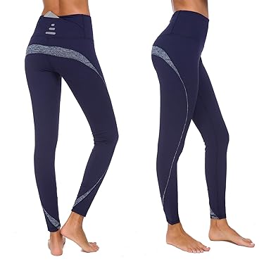 Munvot Damen Laufhose Sporthose Sport Leggings Tights 1 bis 2er Pack