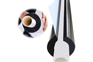 MOBYAT Water Pipe Insulation Sleeve 1-1/2" 2" 2-1/2" 3" 3-1/2" 4" Foam Half Split Insulation Tube, Foam Tubing Hos for Cold Or Hot Pipes ( Color : 1.18" , Size : ID 2-1/2" )
