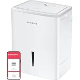 Frigidaire 22-Pint Portable Dehumidifier with Wi-Fi and Energy Star Certification for Small/Medium Rooms, Bedrooms &amp; Bathrooms, Custom Humidity Control, Auto Shut Off, White