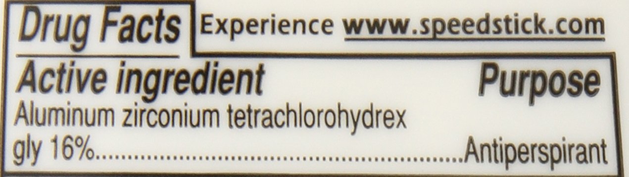 Speed Stick Power Antiperspirant Deodorant for Men, Unscented - 3 ounce (6 Pack) : Beauty