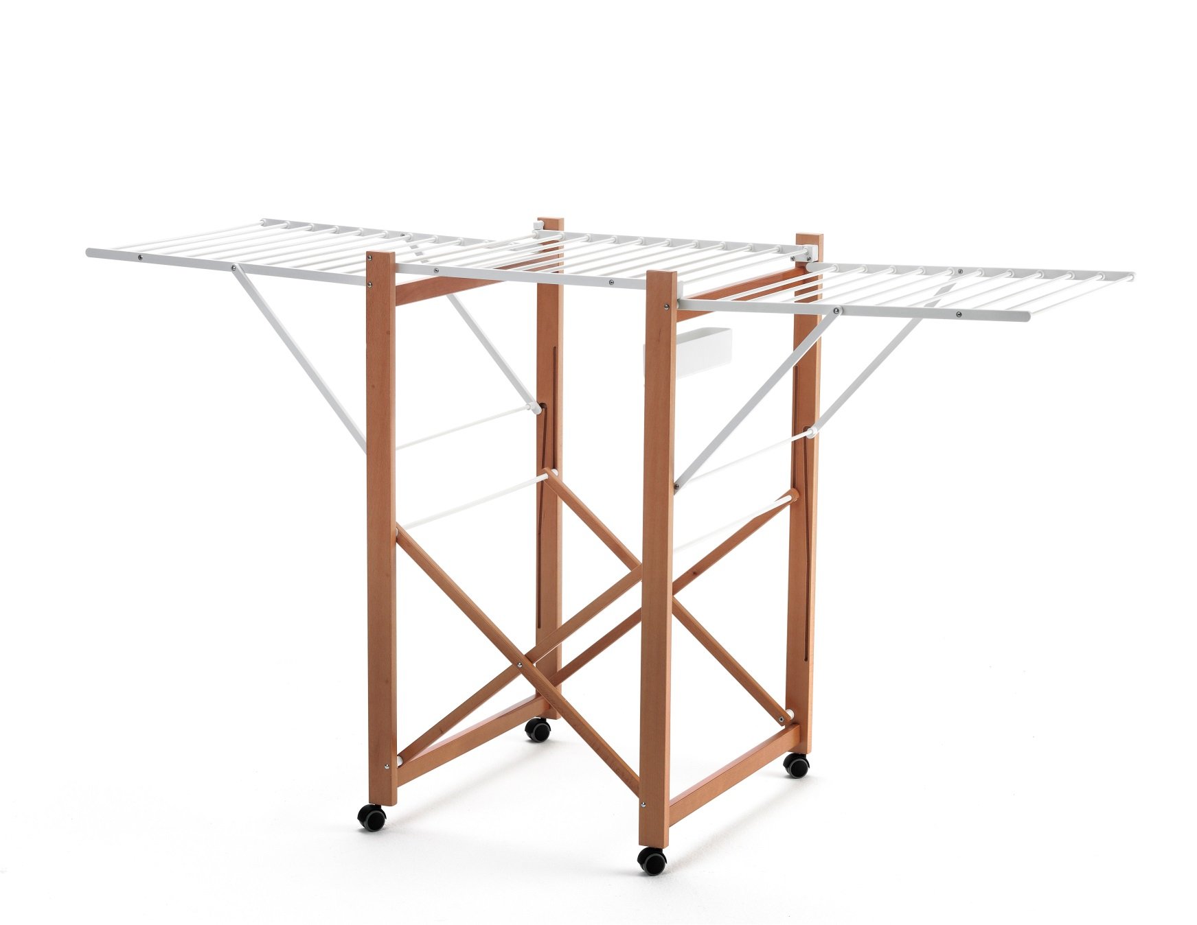 Arredamenti Italia AR_IT- 999 AIRONE drying rack 21 meters of useful line, Finishing cherry