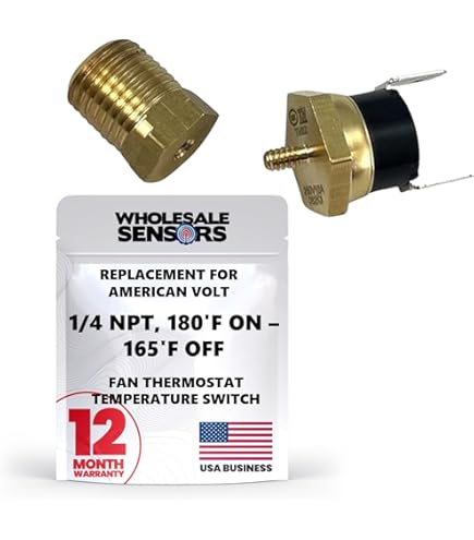 Electric Fan Thermostat Switch With Temp Probe & Harness – 1/8 To 1/2 Inch NPT Sizes