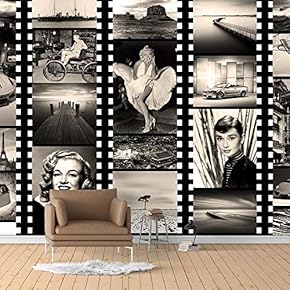 Wall Murals for Bedroom Vintage Bar Theme Removable Wallpaper Peel and Stick Wall Stickers - 66x96 inches