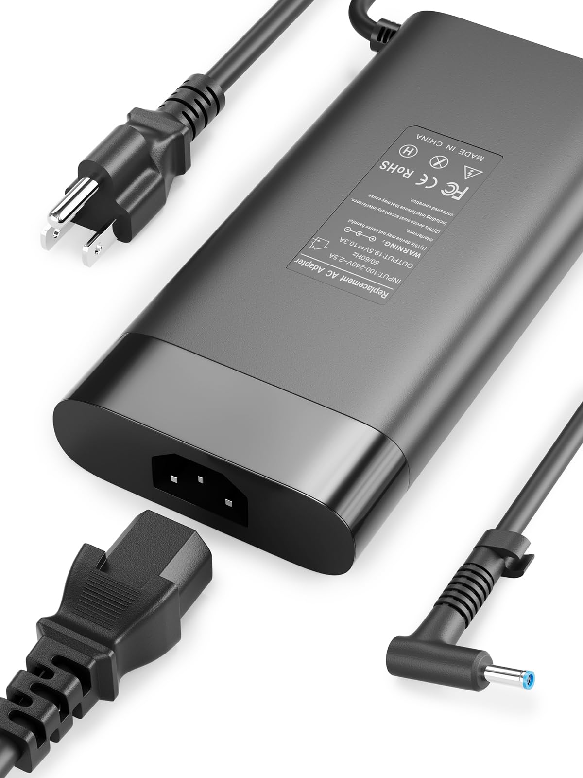 Photo 1 of 200W Laptop Charger for HP Omen Pavilion Gaming Laptop 15 16 17 Victus 15 16 ZBook Fury 15 17 G3 G4 G5 G6 G8, Create G7 Studio 16 G9 G10 TPN-DA10 L00818-850 ADP-200HB B TPN-LA21 Power Supply Adapter