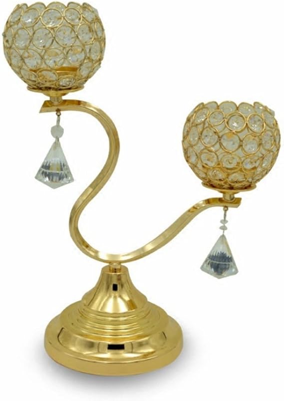 RENMEN Candelero Hueco del Hierro labrado del Metal 2 candelabro