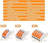 Flintronic 84Pcs Lever-Nut Wire Connectors 2/3/5-Port Compact Electrical view 3