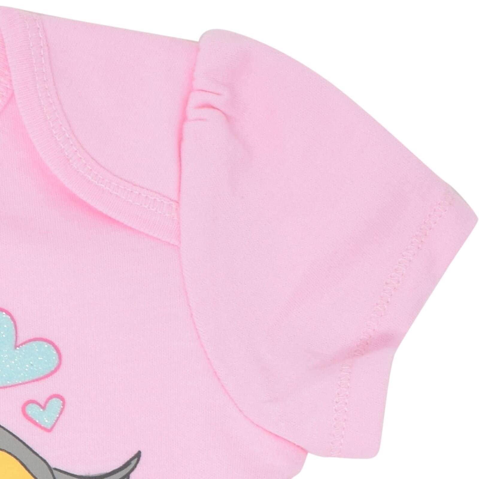 Disney Classics The Aristocats Lion King Winnie the Pooh Pixar Toy Story Baby Girls 5 Pack Bodysuits Newborn to Infant