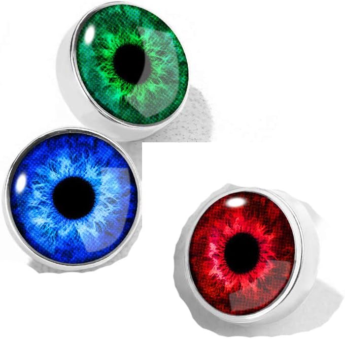 Blue Palm Jewelry 3-14GA (1.6mm) 5mm Round Eyeball 316L Surgical Steel Internally Threaded Dermal Anchor Top Dermal Internally Threaded Anchor Top G42