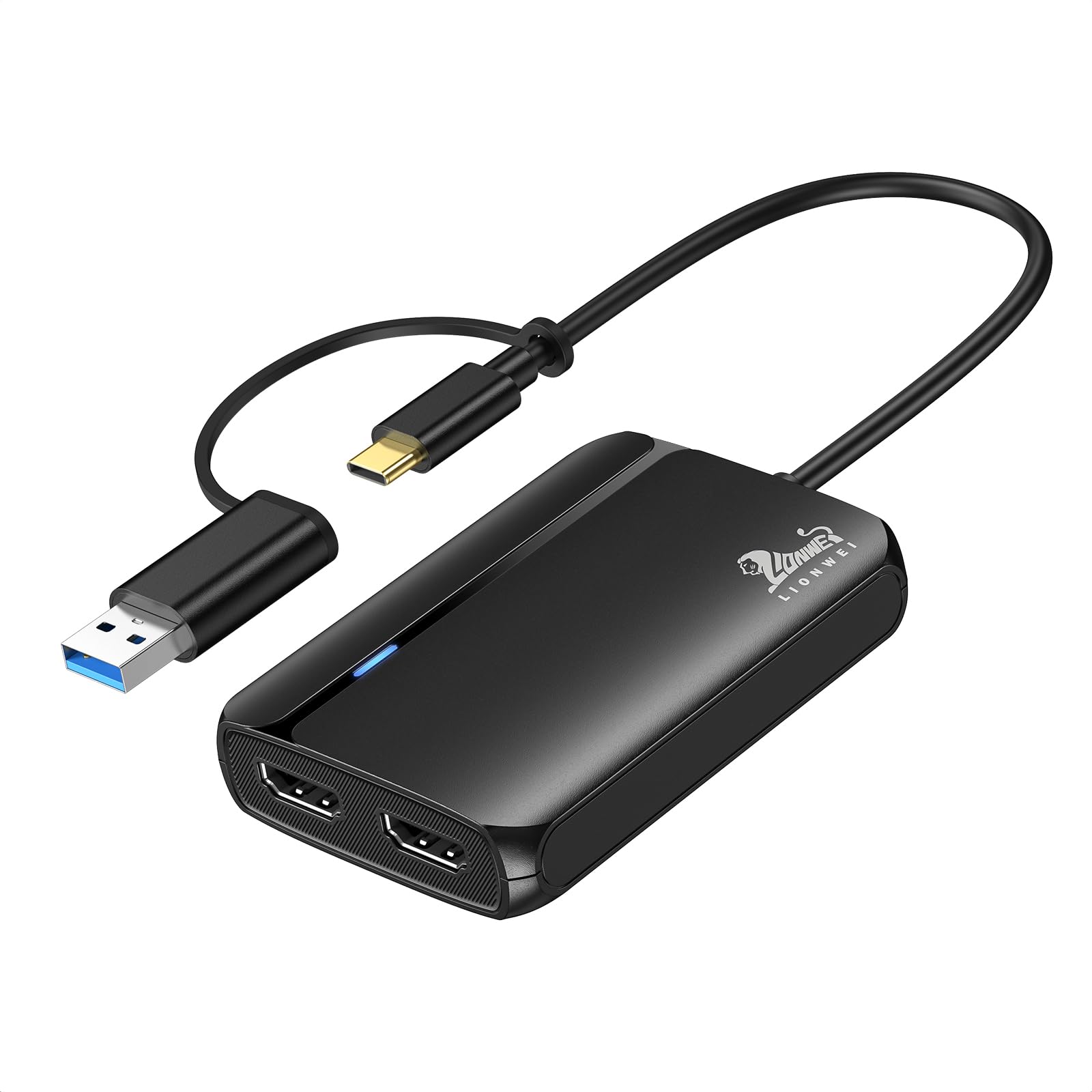 USB C Hub Adapter for MacBook Pro 2020/2019/2018/2017/2016 13" 15" MacBook Air 2019/2018, MacBook pro Dongle Multiport with 4K HDMI, Thunderbolt 3 Port, 3 USB 3.0 and SD/Micro Card Readers