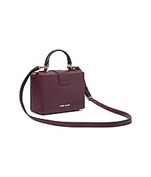 Anne Klein Convertible Box Bag with AK Enamel Turn