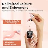 Modelones 8-in-1 Nude Pink Builder Gel Apricot Base Strengthener view 7