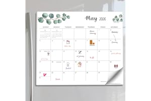 Calendarin Magnetic Fridge Calendar 2026-2027 for Canada, Family Organizer 20 Months from May 2026 through December 2027 for 