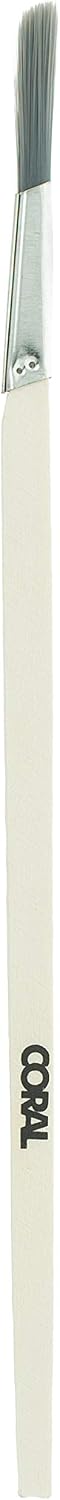 Coral 33471 Precision Angled Lining Fitch Paint Brush with Platinum Easy Clean Filaments 0.25 inch