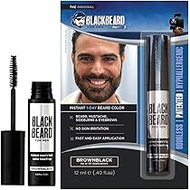 Blackbeard for Men Formula X Instant Mustache, Beard, Eyebrow and