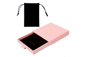 Small Jewelry Gift Box and Velvet Bag, Square Jewellery Gift Box Small Gift Boxes Bulk for Jewelry Packaging for Birthday Wra