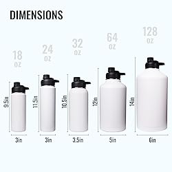 Fijinhom 24 oz Insulated Water Bottle with