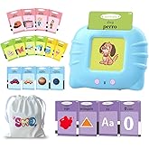 TimingSXD Spanish Flash Cards for Kids,Bilingual Flash Cards for Toddler/Beginning - ABC,Numbers,Colors,Shapes,Español/English Talking for Preschool,Kindergarten,Ages 2+
