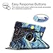 Fintie iPad mini 1/2/3 Case - 360 Degree Rotating Stand Case Cover with Auto Sleep / Wake Feature for Apple iPad mini 1 / iPad mini 2 / iPad mini 3, Starry Night