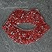 Rhinestone Crystal Iron-on Lips Applique Patch by 1pc, 2-3/4