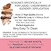 2 Pack Premium Washable Silicone Makeup Sponges - Beauty Blender Sponge for Makeup, Concealer and Foundation - The Perfect Make Up Applicator for Cosmetic Blending Free Sticker