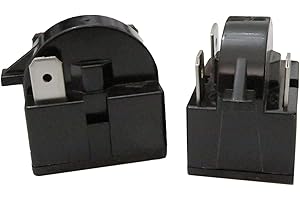 TITISKIN New 2pcs QP2-4.7 Start Relay Refrigerator PTC Ohm 3 Pin For Vissani Danby Compressor