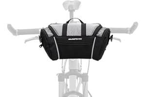 Sunpeak Bike Front Handlebar Bag 5L Capacity Waterproof Cycling Accessories Pack Bicycle Front Storage Bag for MTB Moutain Road Bicycle Basket
