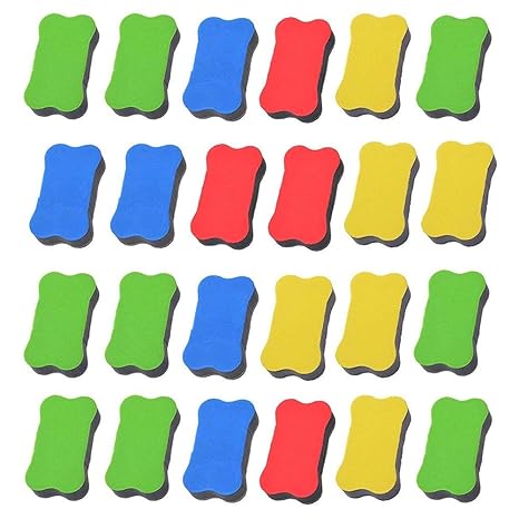 Gomas de borrar magnéticas para pizarra blanca, 24 unidades ...