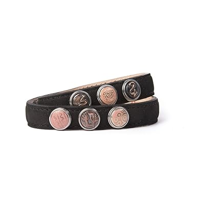 Noosa Armband Wrap Bracelet Petite Double Skinny black