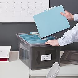 STAPLES Hanging File Folder Box, Storage Bin