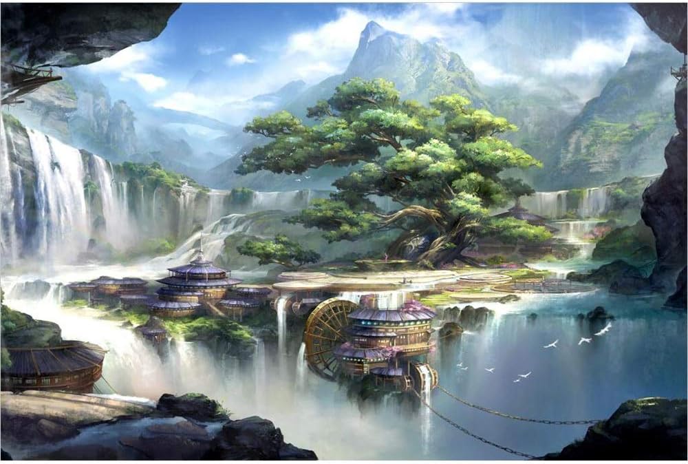 Jigsaw Puzzle, 500/1000/1500/2000/3000/4000/5000/6000 Piece Puzzles, Italy Landscape Jigsaw Puzzle, Collection Entertainment Wooden Puzzles Toys 0328 (Color : B, Size : 3000 Pieces)