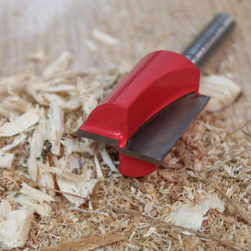 Faithfull FAIRB228 Router Bit TC Two Flute 1/4in 20mm, Red / Silver, 20.00mm - Image 3