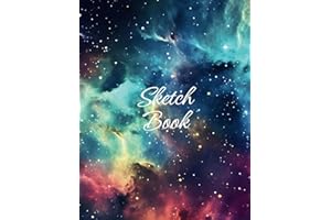 Sketch Book: Large Notebook for Sketching , Doodling and Drawing , 8.5" x 11", 110 Pages, Blank Paper Drawing and Journal