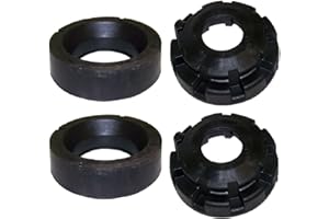 SUSUPACI Front Upper & Lower Coil Spring Isolators Kit fits for Jeep Grand Cherokee WJ/WG 1999-2004 Replace 52088257 52088401，K160040 K160041 Coil Spring Insulators