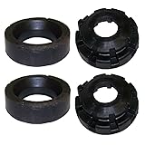 Front Upper & Lower Coil Spring Isolators Kit fits
