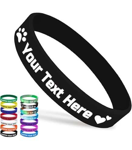 Giftphoria Blackstrong African American Flag Wristbands 6-Pack - Silicone Bracelets For Black History Month & Juneteenth