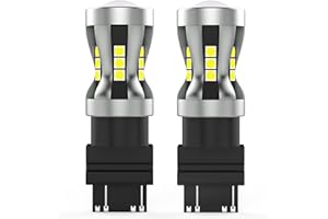 FAXCARS WT21W LED Back Up Light Bulbs for Ford F250 F350 F450 F550 Super Duty XL XLT 2020 2021 2022 2023 2024 2025, 6000K Cool White Replacement Reverse Lights Plug N Play, Pack of 2