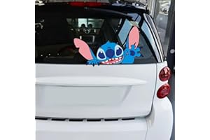 RAWAN FRESH Car Stickers - Cartoon Car Vinyl Sticker, Peeking car Decals, Funny Stickers - Waterproof Bumper Stickers for Cars, Truck, Motorcycle, Wall, Window and Laptop.