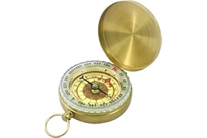 WENDYJOY Compasses |Orienteering Compass Hiking Backpacking Compass |Compass for Kids Camping|Silva/Brass Compass|Navigation Compass|Antique Compass |Pocket Compass |Compass Toy|Antique Decor