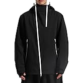 GSOU SNOW Mens Snowboard Jacket Ski Coat Women Waterproof Insulated Baggy Snowboard Coat Winter Hooded Mountain Hiking Warm