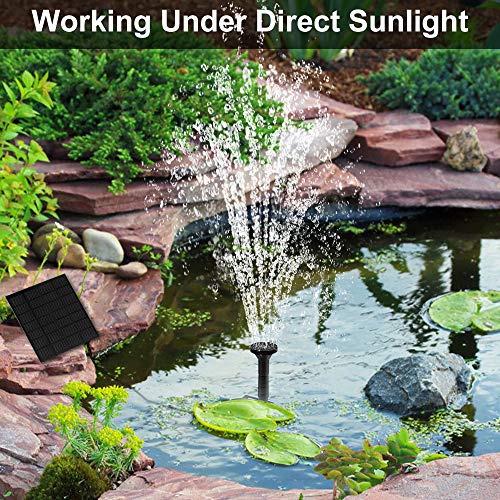 omitium-Fuente-Solar-para-Estanque-Bomba-de-Agua-para-jardin-Bomba-Solar-con-Panel-Solar-monocristalino-de-12-W-para-Estanque-de-pajaros-Peces-Estanque-pequeno-4-Estilos-de-Fuentes